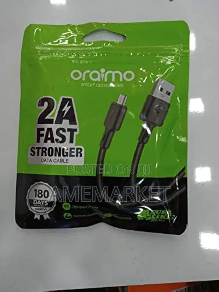 Oraimo Duraline 2 Usb-a to Mini Usb Fast Charging Soft Cable Type-A
