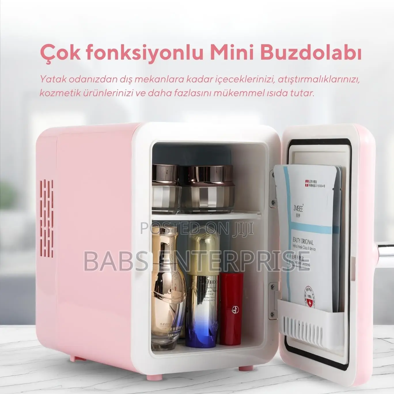 Kumtel 4l Pink Mini Fridge HMFR-03