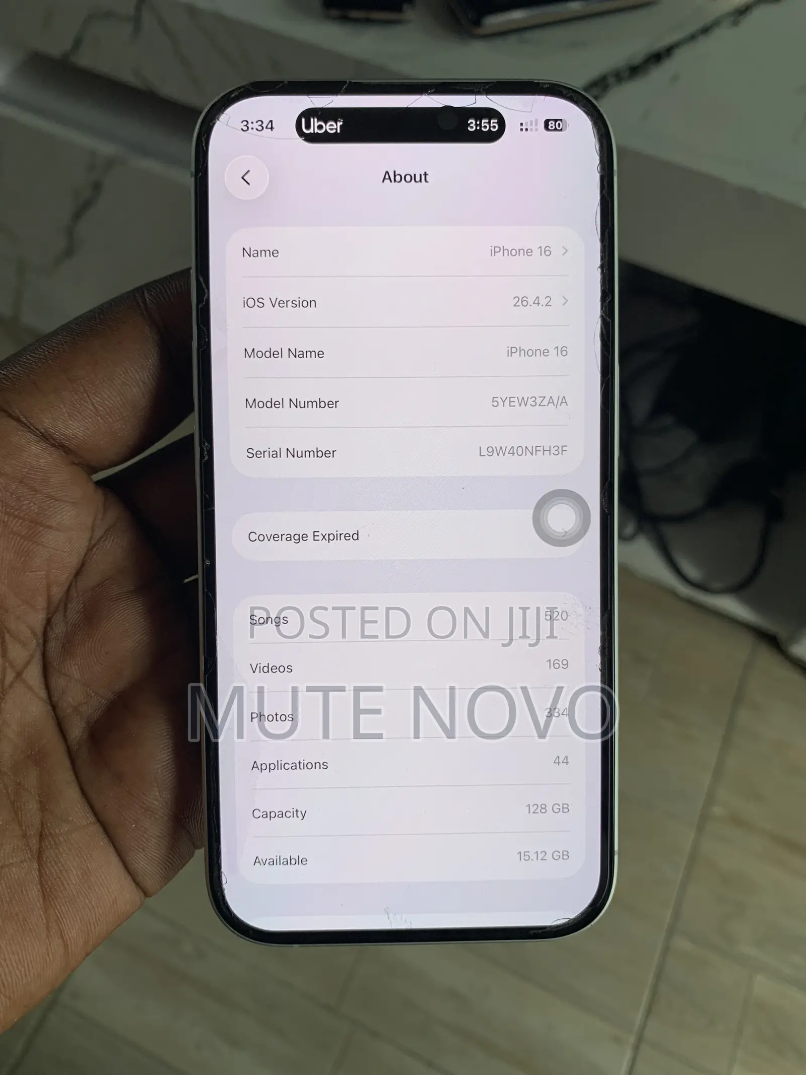 Apple iPhone 16 128 GB White