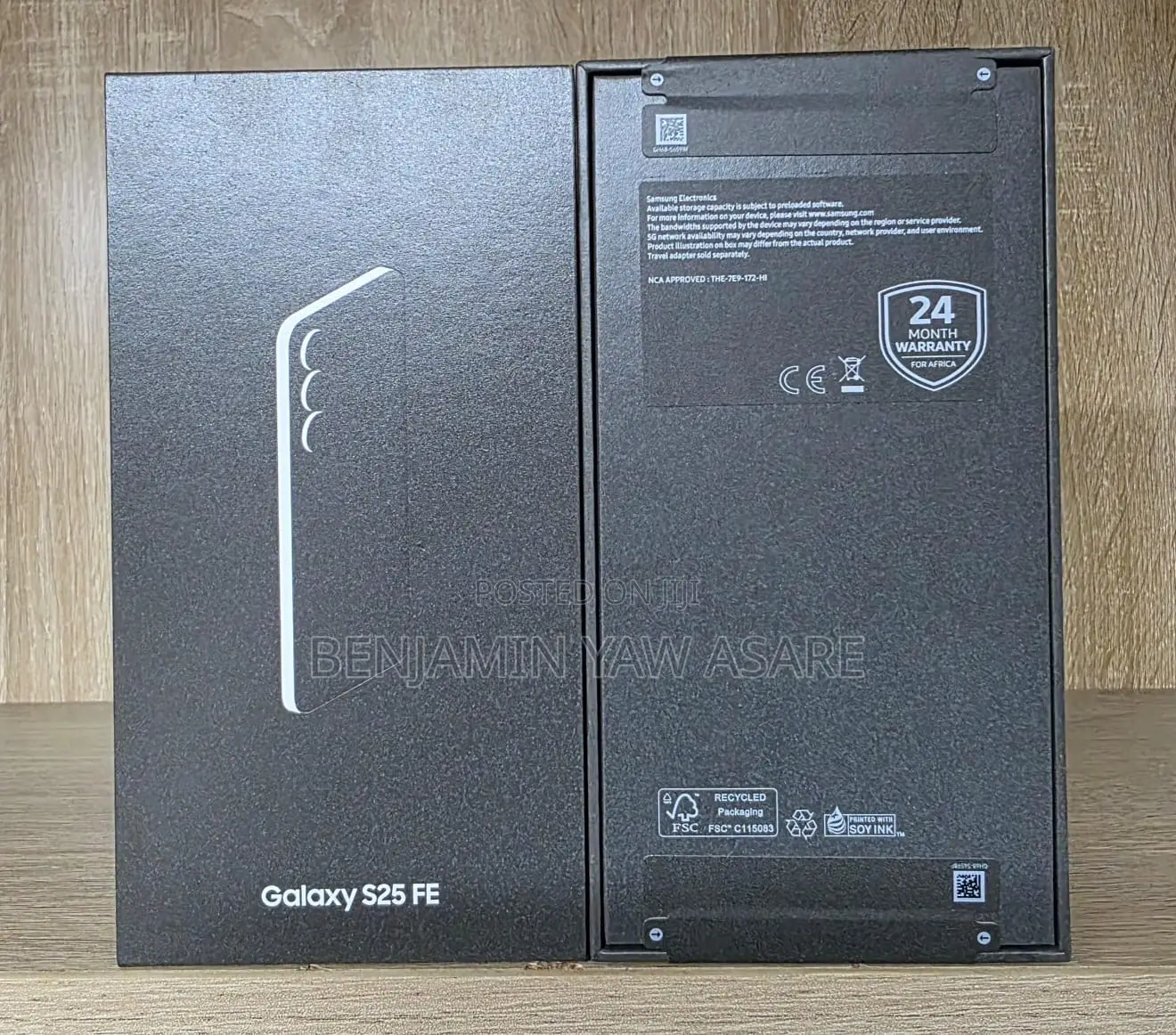 New Samsung Galaxy S25 FE 256 GB Black