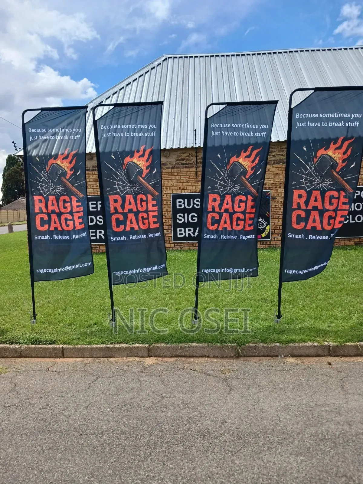 Telescopic Pole Flag for Rent/Sale