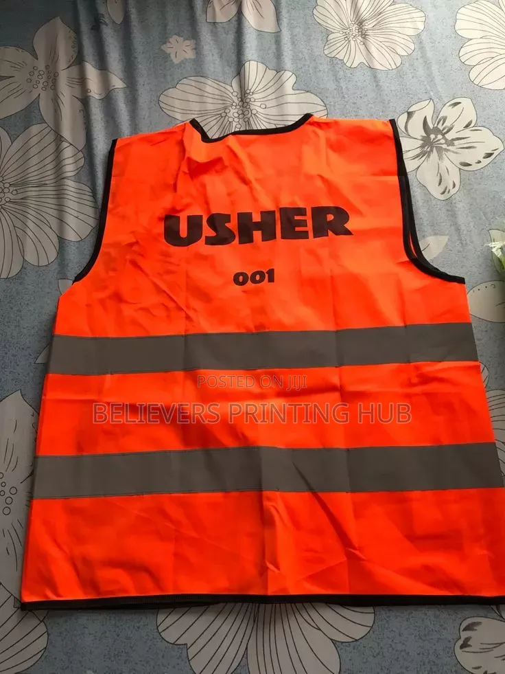 Quality Reflector Vest Printing