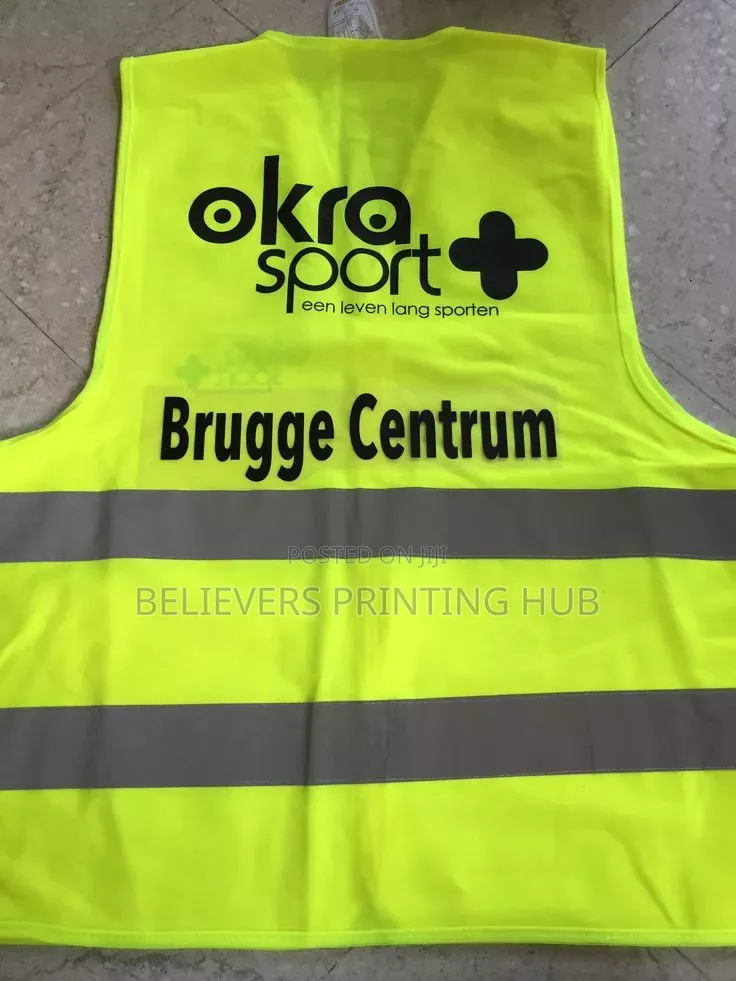 Quality Reflector Vest Printing
