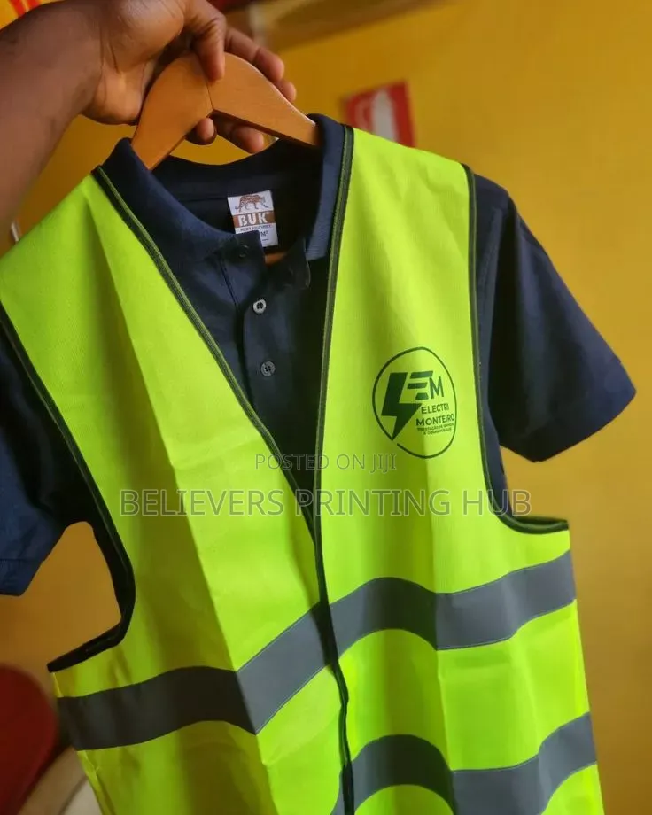 Quality Reflector Vest Printing