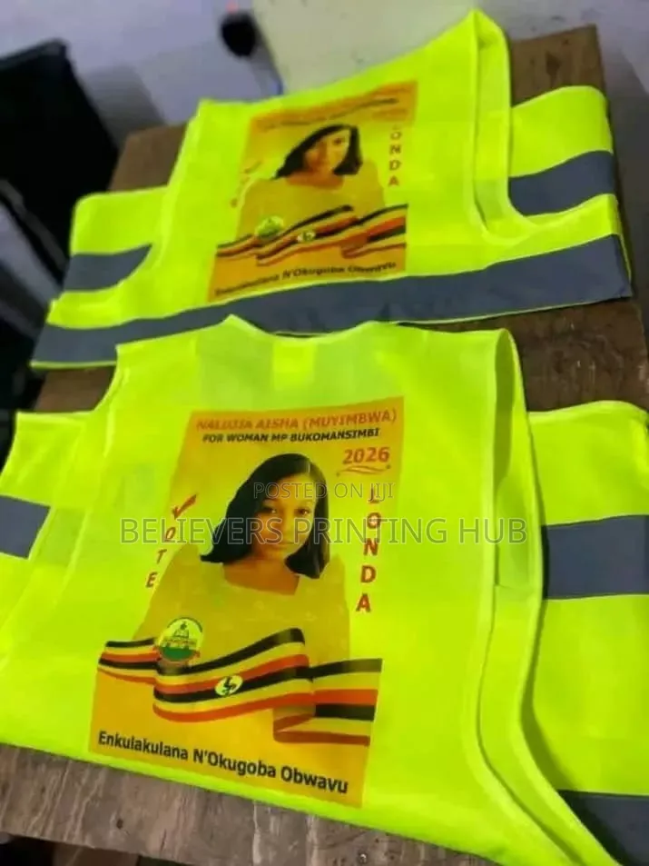 Quality Reflector Vest Printing