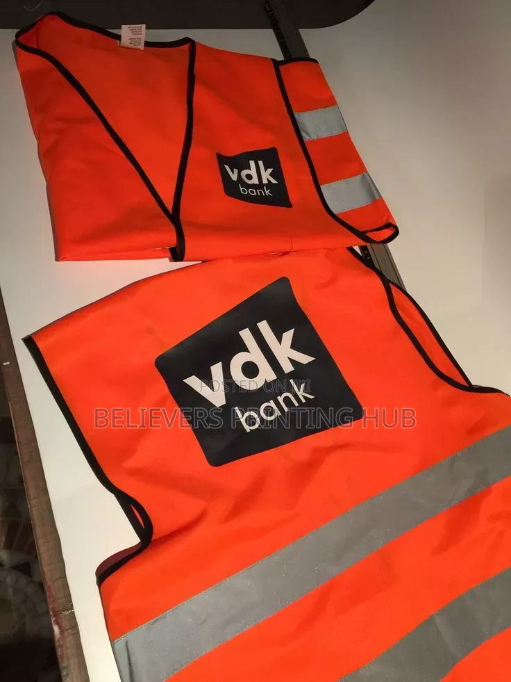Quality Reflector Vest Printing