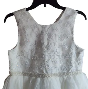 Bonnie Jean Girls Floral Beaded Lace Dress - W5 and 16 Years