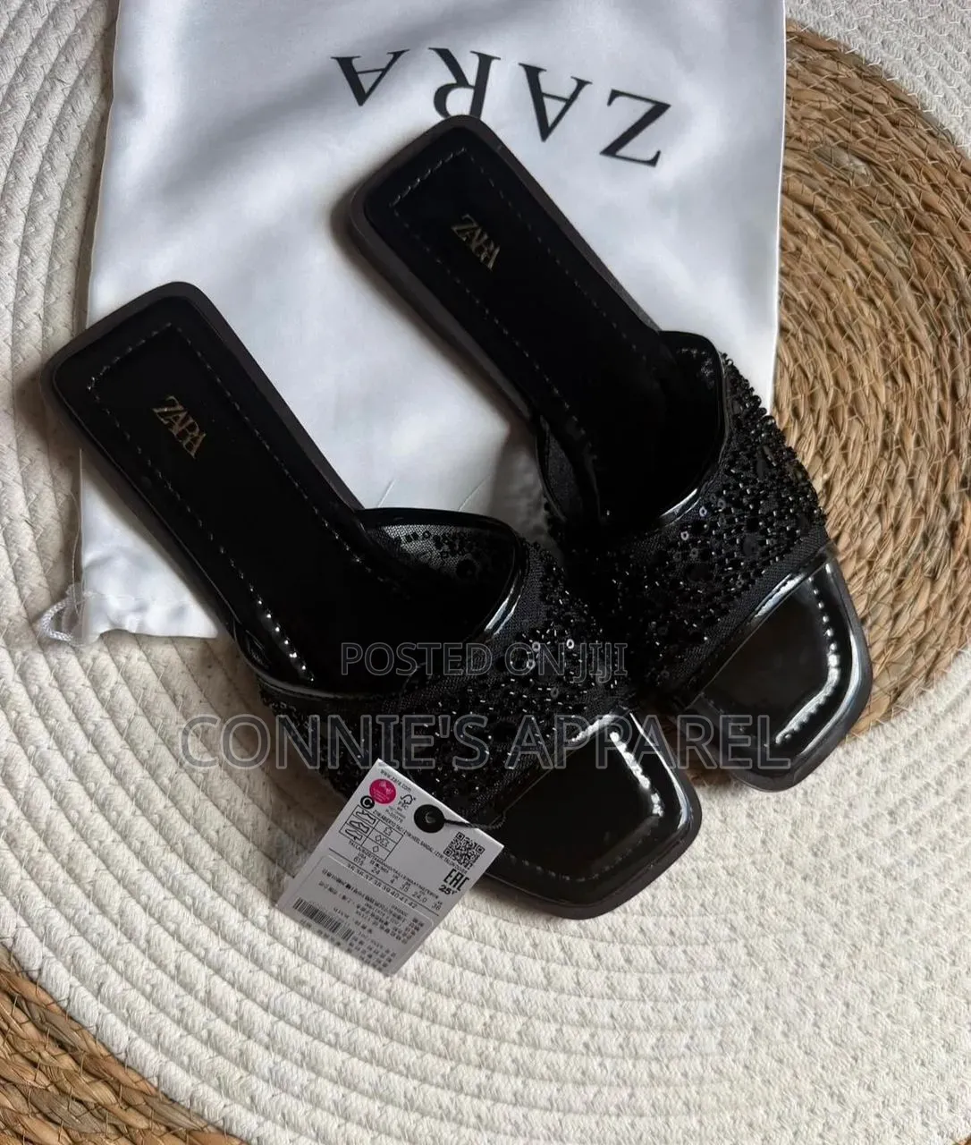 Original Zara Classy Flat Slippers for Women