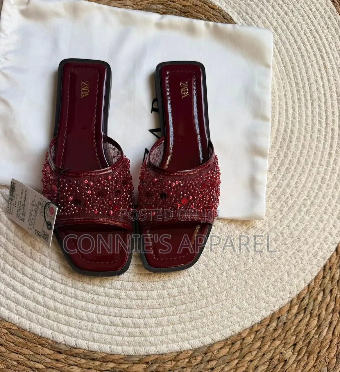 Original Zara Classy Flat Slippers for Women
