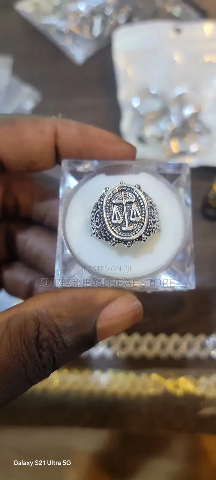 The Scales of Justice Rings