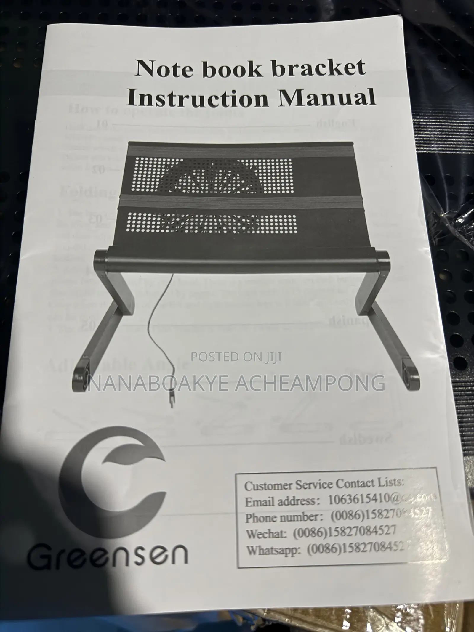 Original Uk Laptop Cooling Fan With Stand