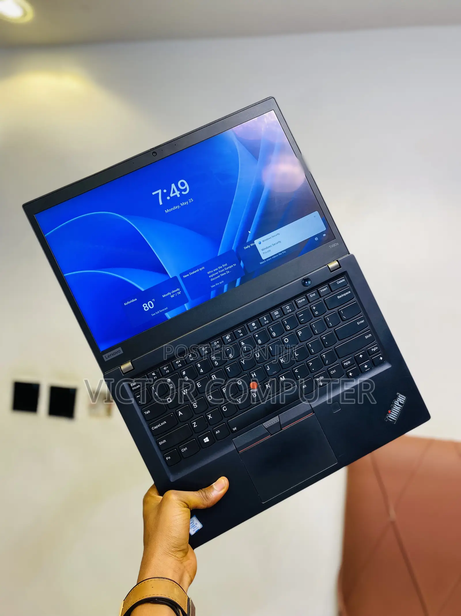 Laptop Lenovo ThinkPad T490s 8GB Intel Core i5 SSD 256GB