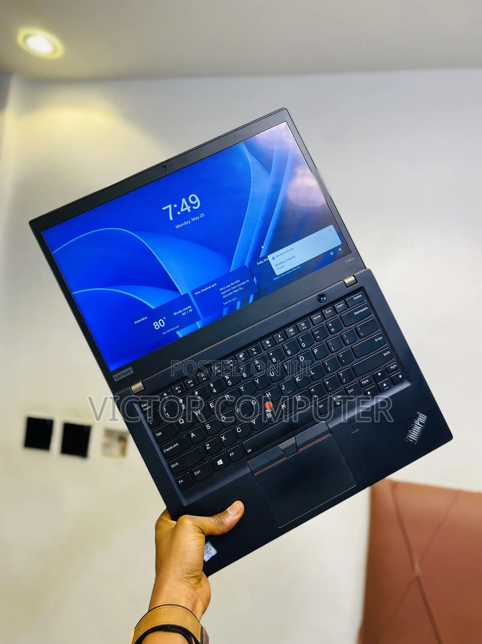 Laptop Lenovo ThinkPad T490s 8GB Intel Core i5 SSD 256GB