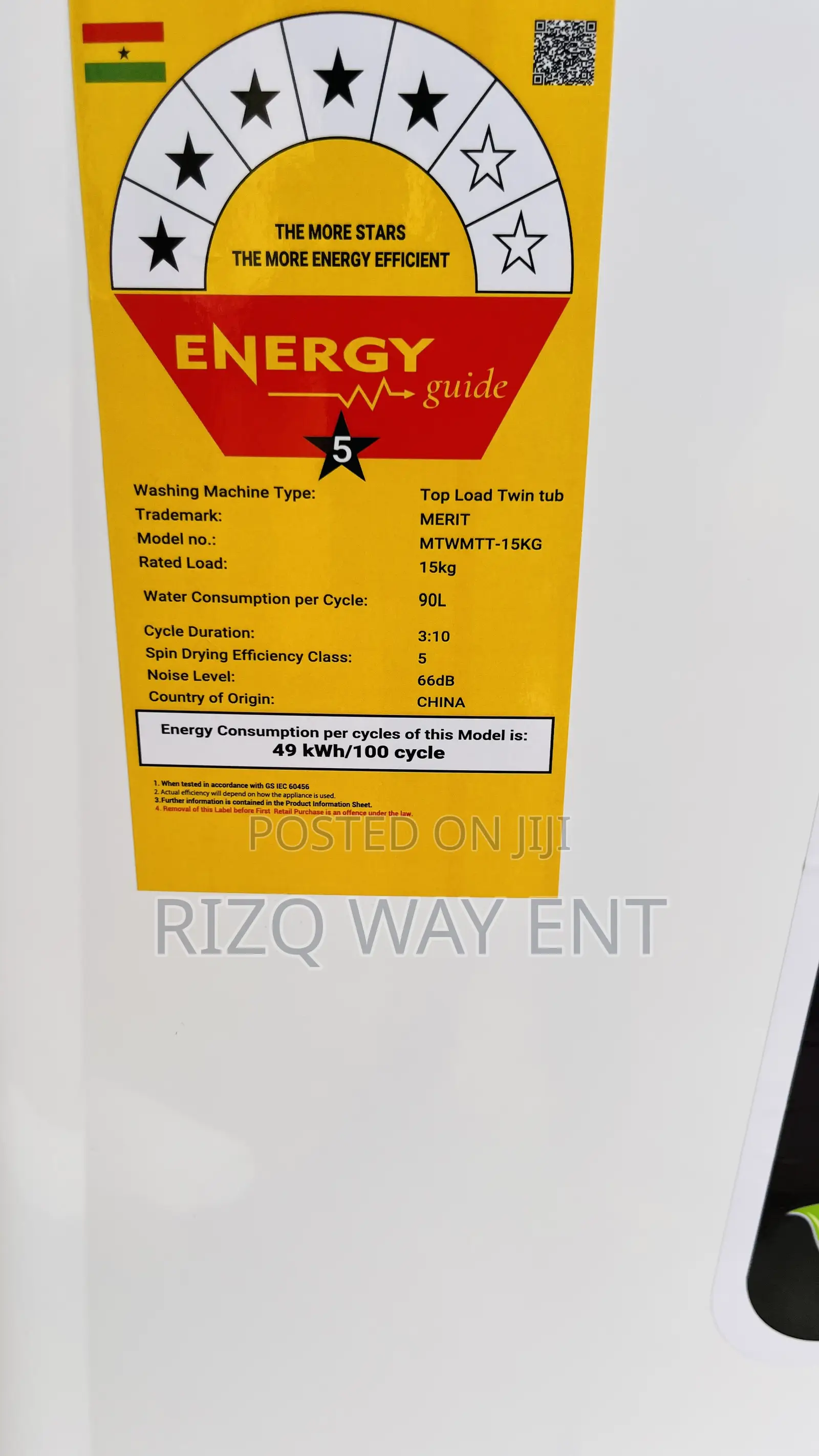 15kg Washing Machine