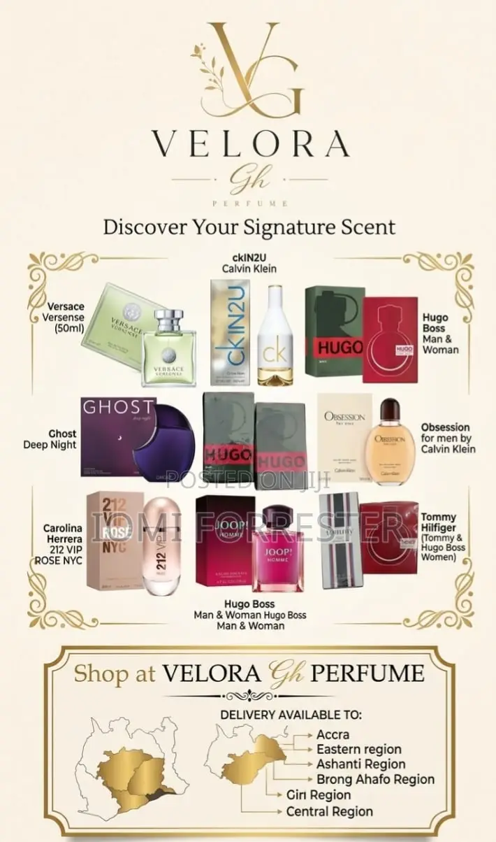 Variety Of Perfumes