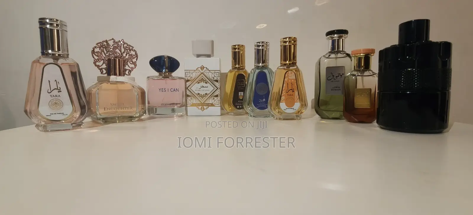 Variety Of Perfumes