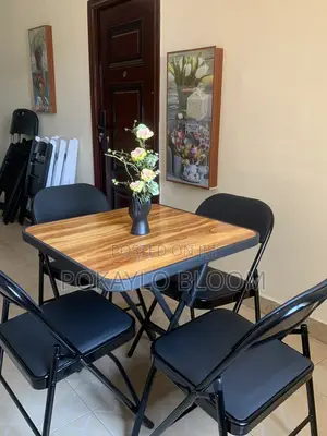 70*70 Table N Chair Set Designed for Diversity and Space-Saving .