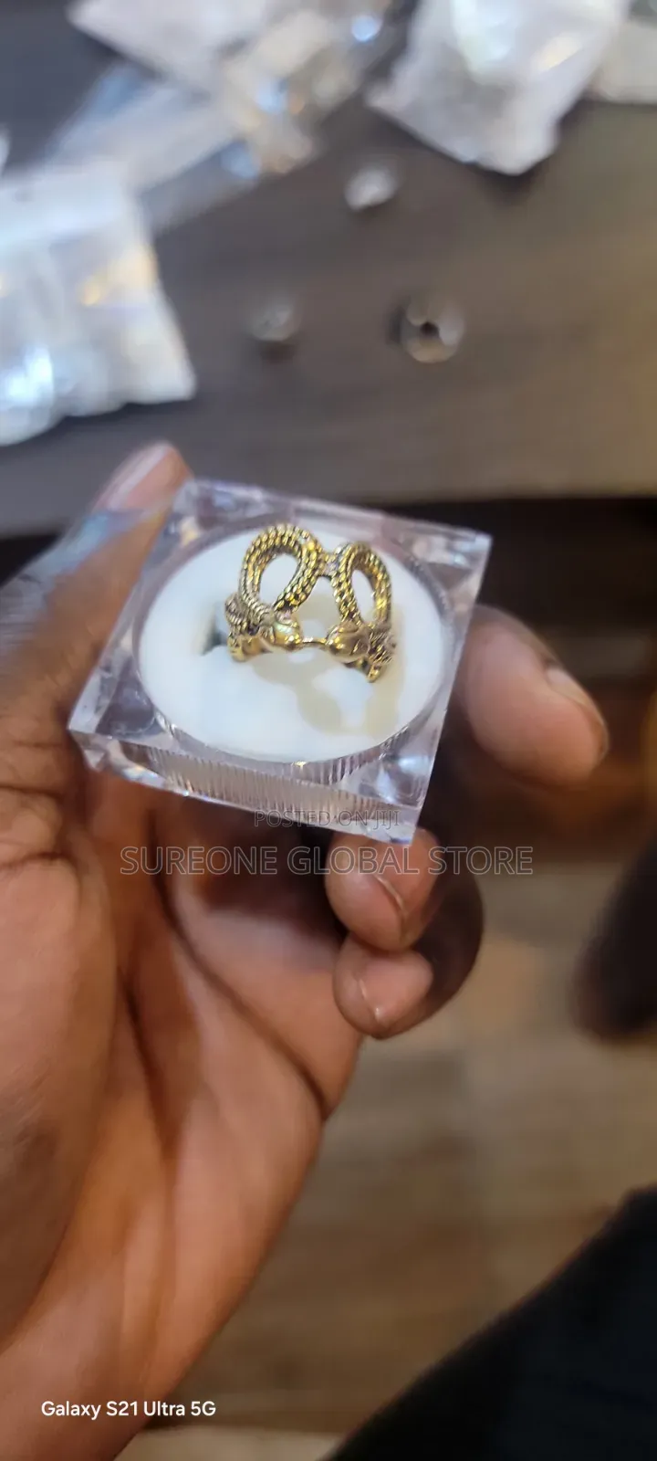 Twin or Double-Headed Snake Ring.