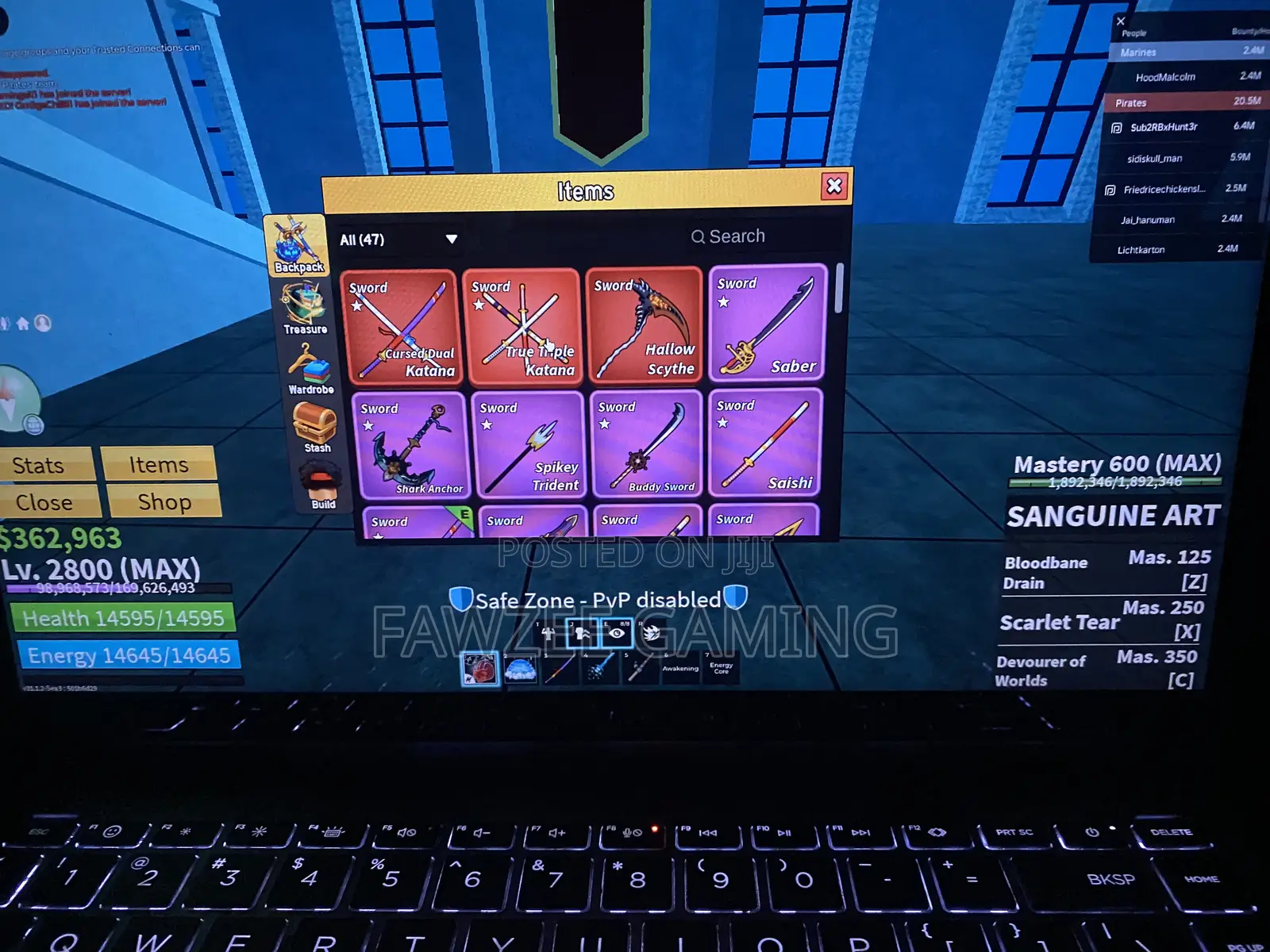Blox Fruits Account for Sale