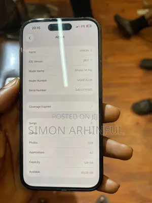 Apple iPhone 14 Pro 128 GB Black