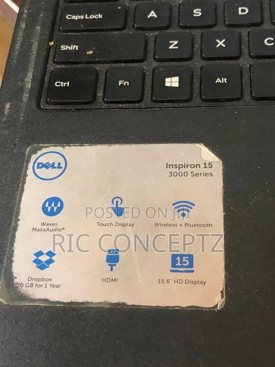 Laptop Dell Inspiron 15 8GB Intel Core i3 HDD 256GB