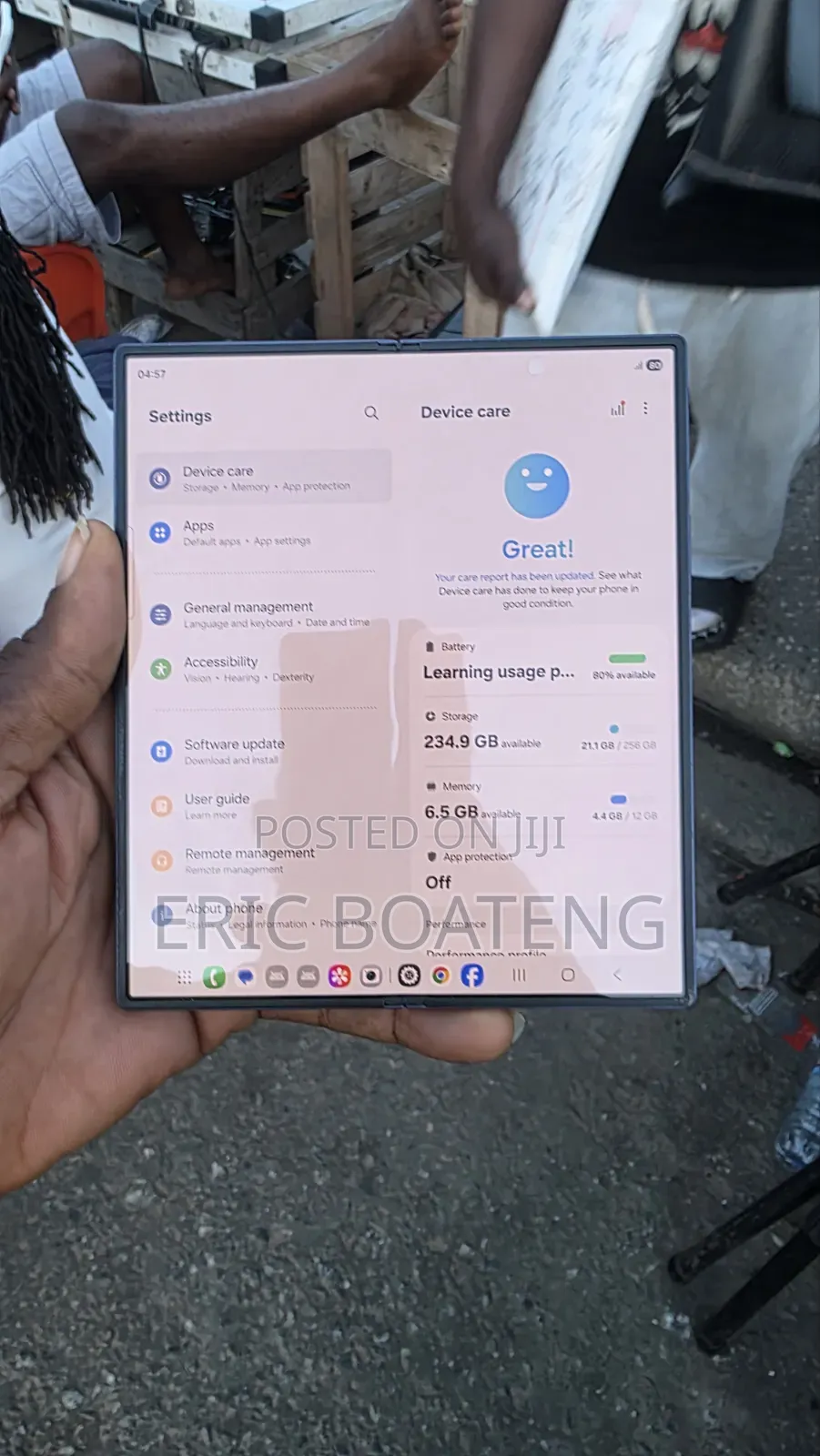 Samsung Galaxy Z Fold6 256 GB Blue