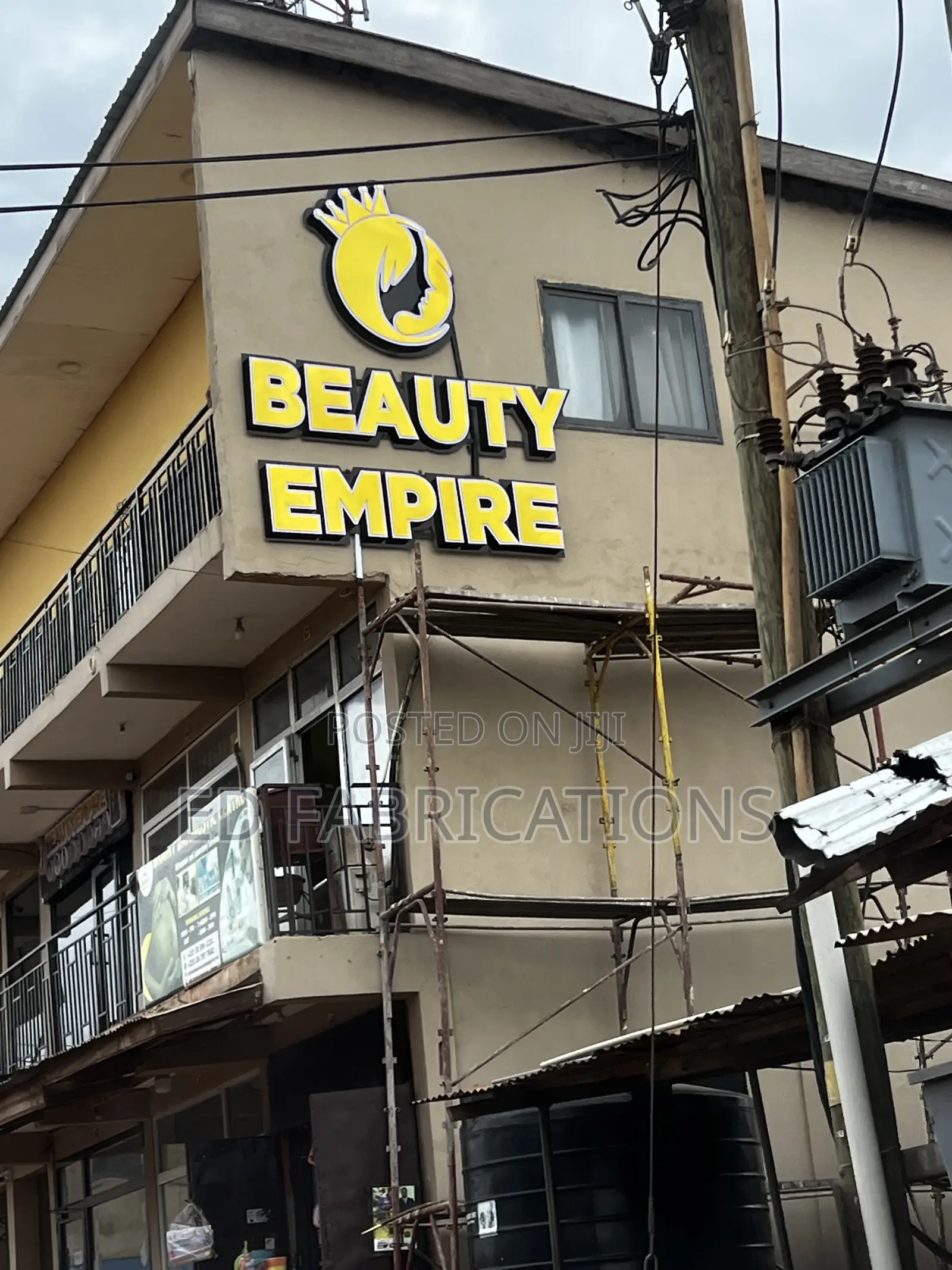 Number 2 Beauty Empire Wall Sign
