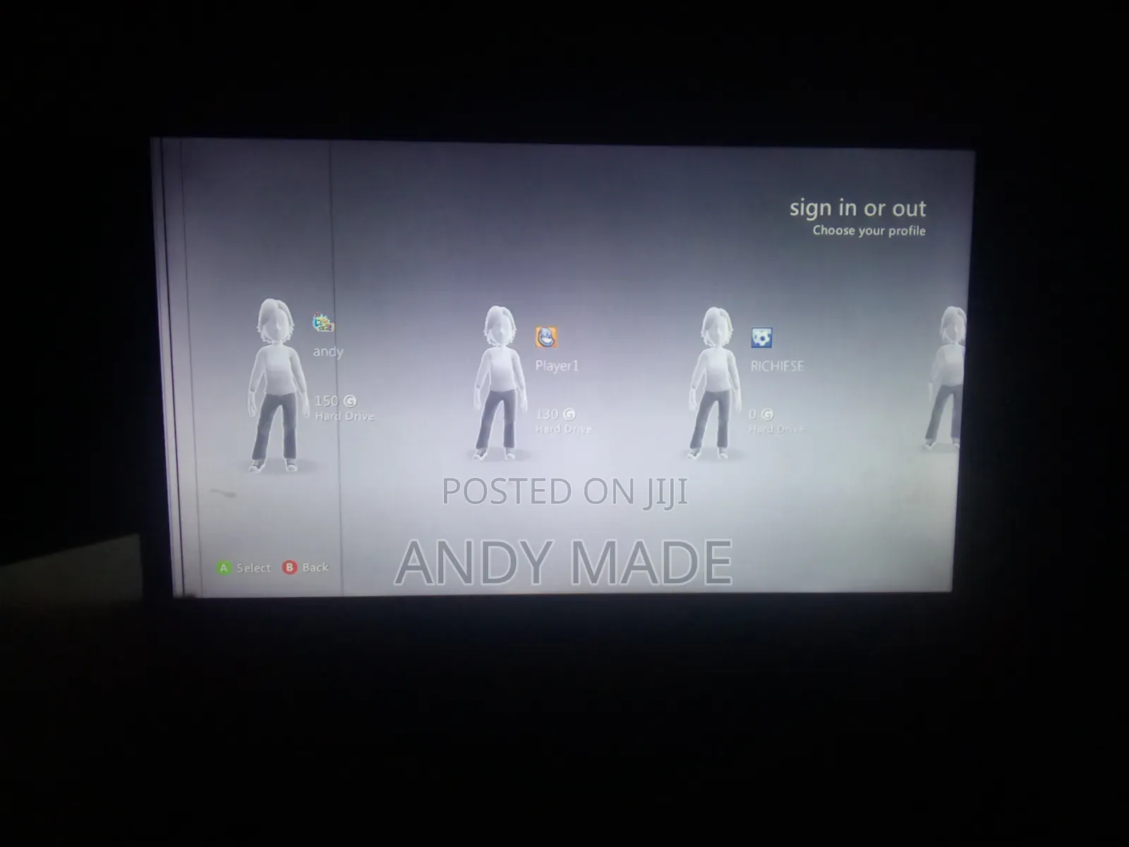 Xbox 360 Console With Two Controllers
