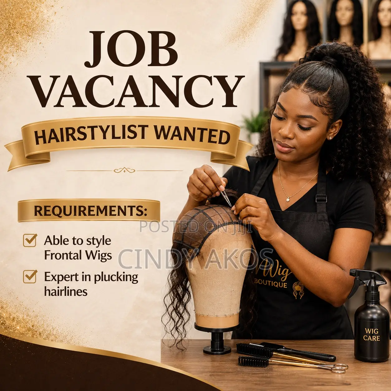 Wig Stylist/Shop Attendant