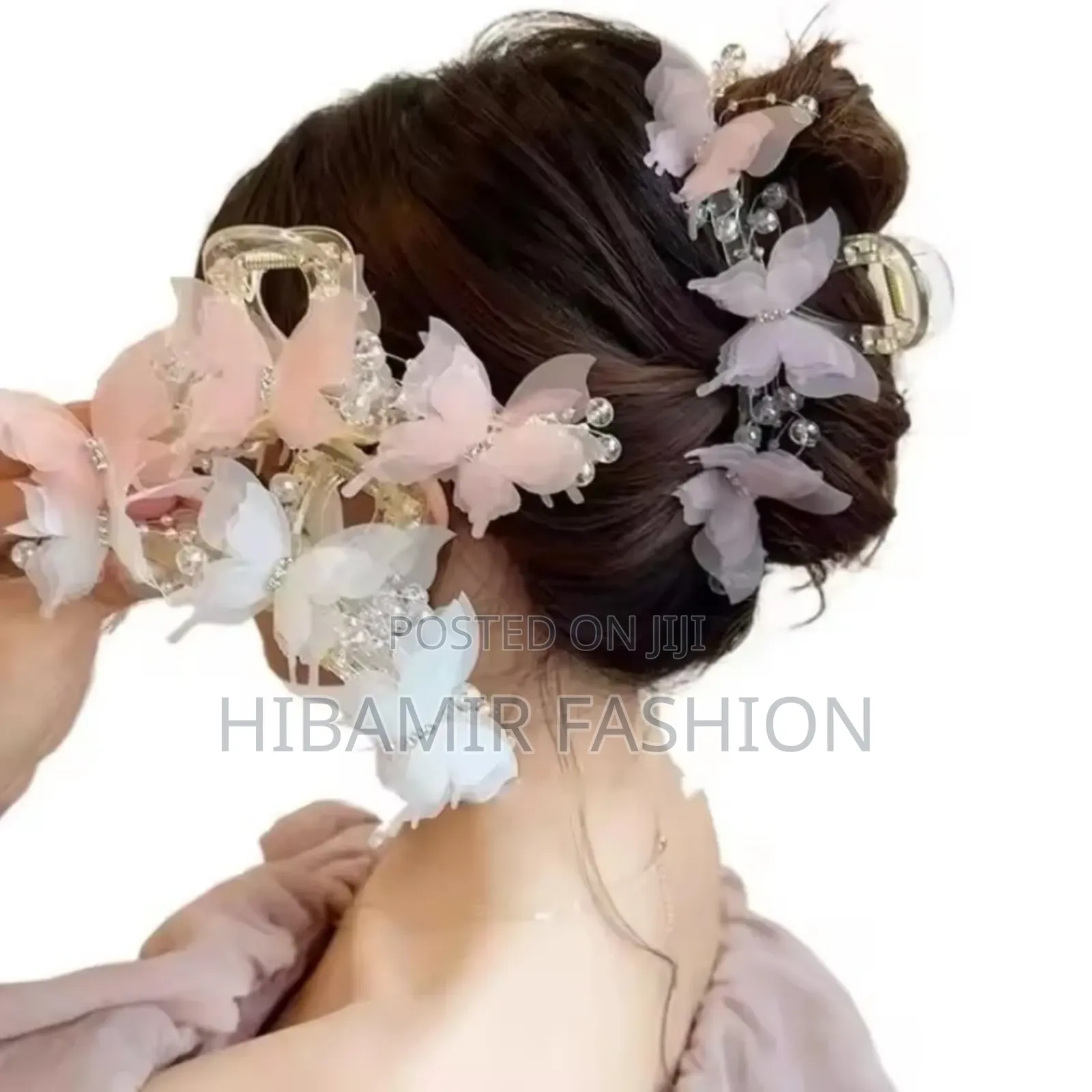 Rose Fabrics Hair Claw Clip