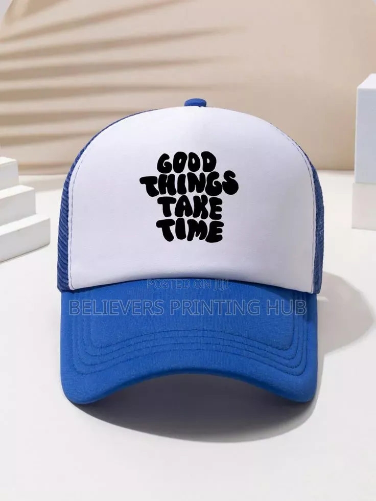 Half Net Baseball Cap Printing