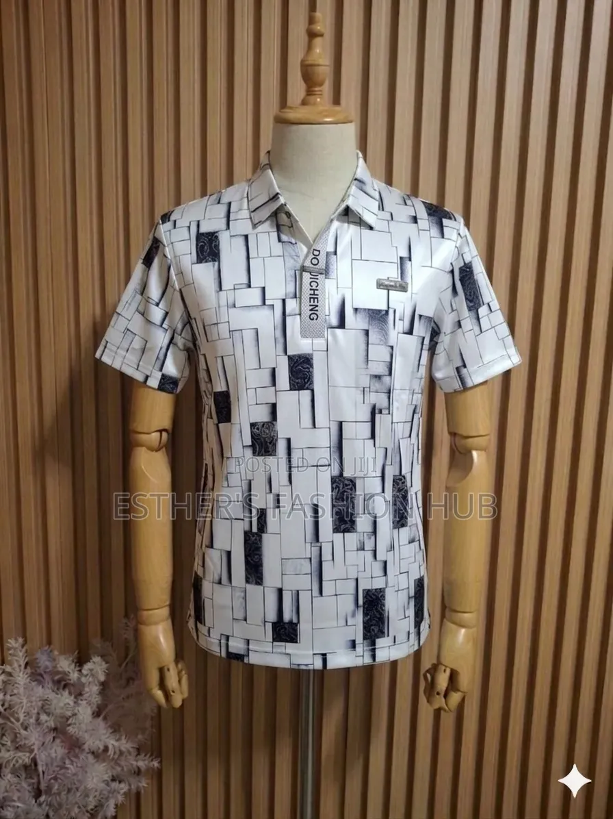 Man' Short Sleeve Bottom Shirt