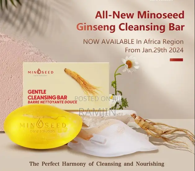 Minoseed Gentle Ginseng Cleansing Bar