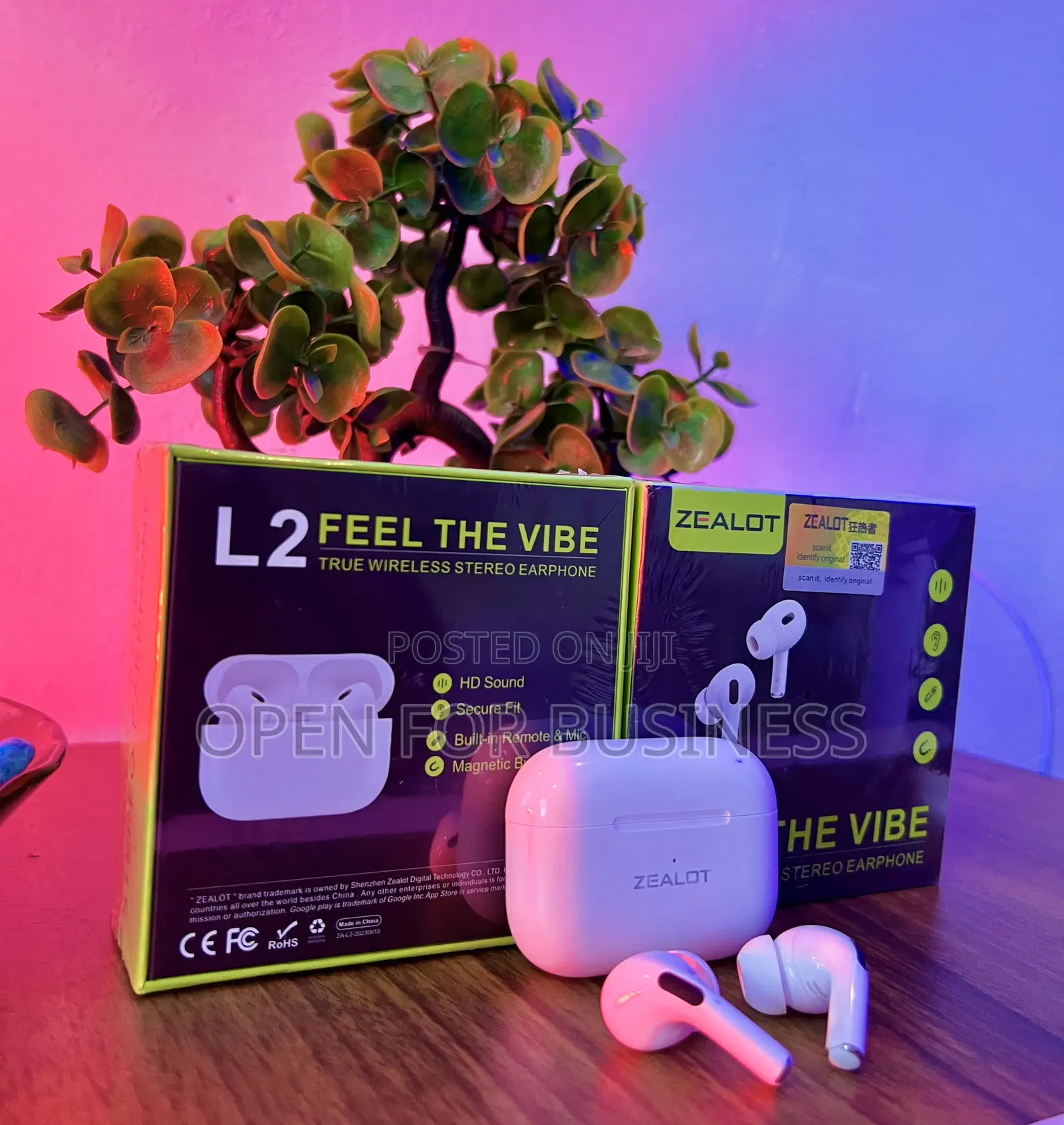 Zealot L2 TWS Earbuds – Deep Bass | Bt 5.0 | Accra | Gh₵ 200