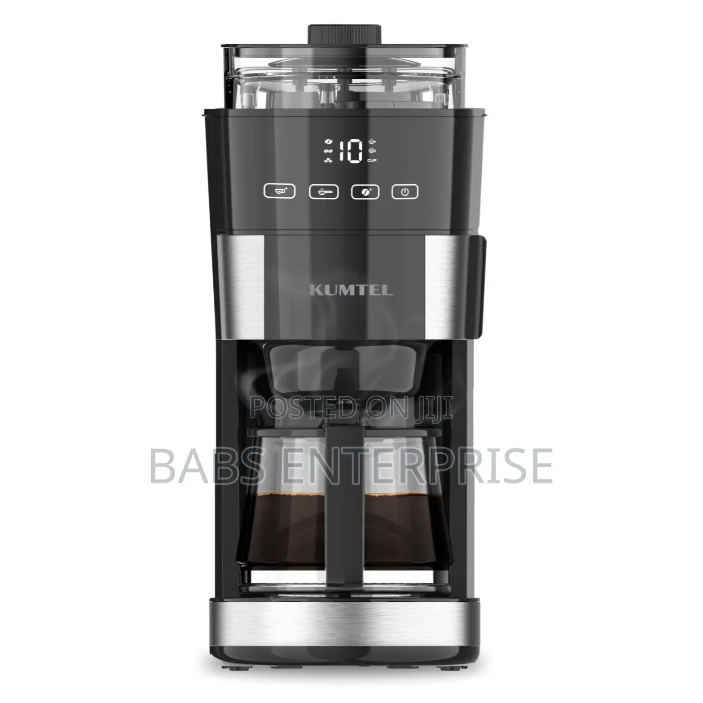 Kumtel Digital Filter Coffee Machine HFCM-02 With Grinder