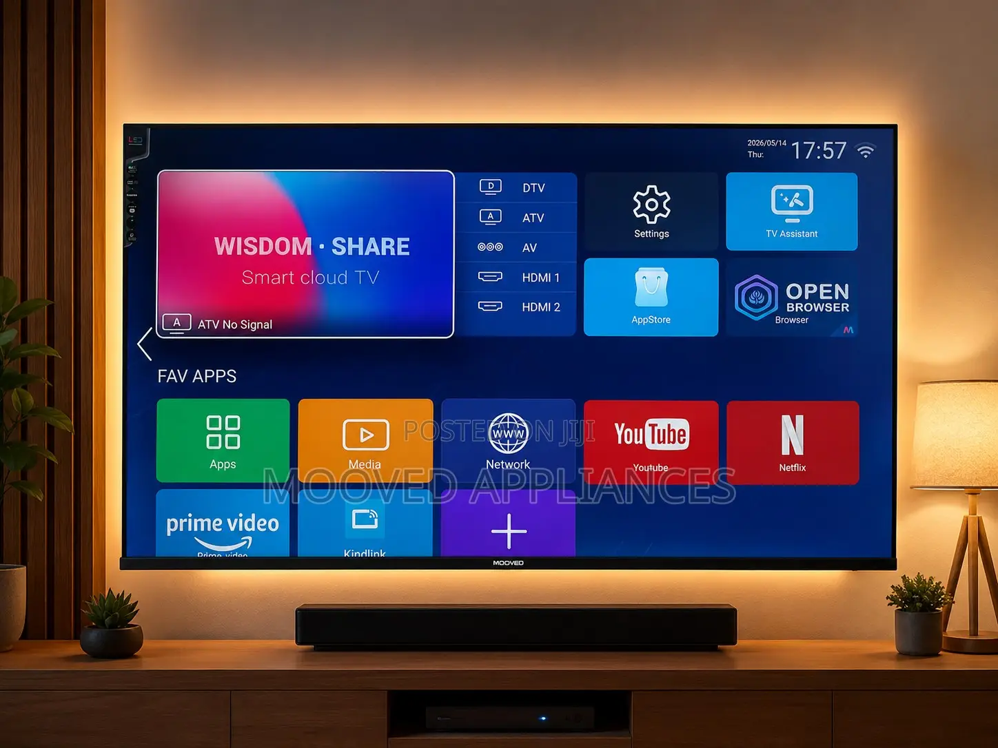 Mooved Smart Tv 43 Inches