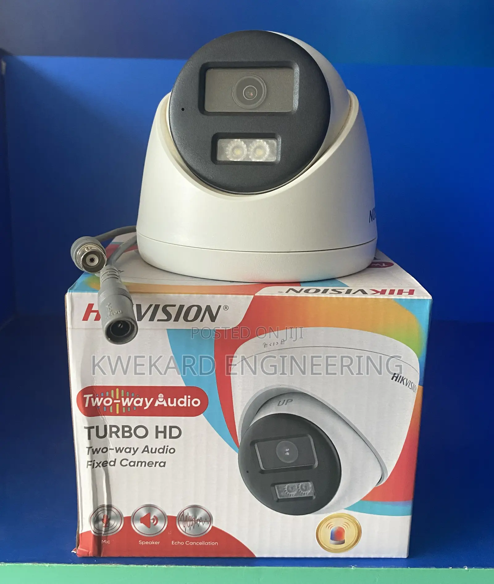 Hikvision 2 Mp Two-Way Audio Siren Fixed Turret Camera