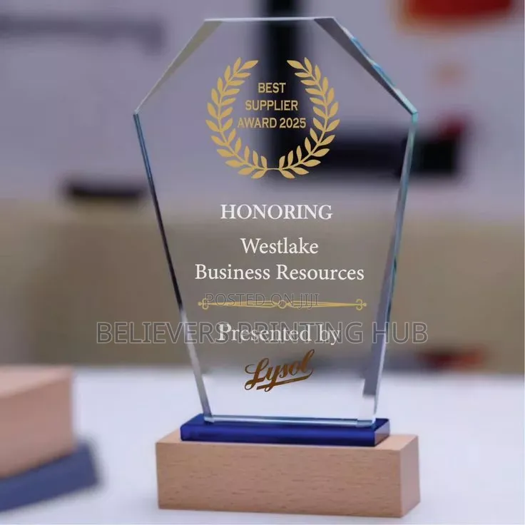Customizing and Selling of Award Plaques