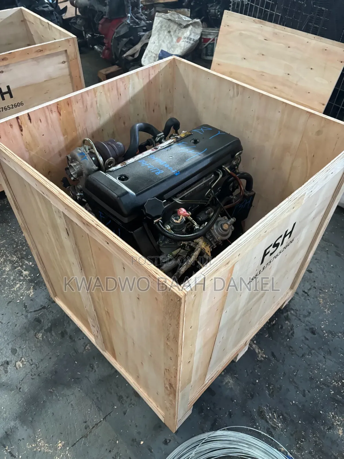 Neat Iveco Engine.