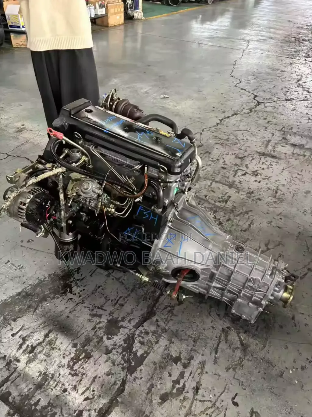 Neat Iveco Engine.