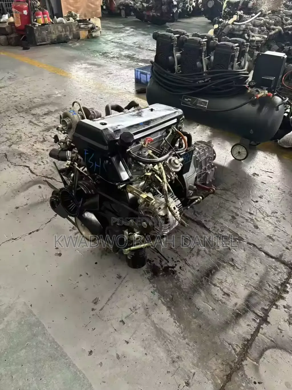Neat Iveco Engine.