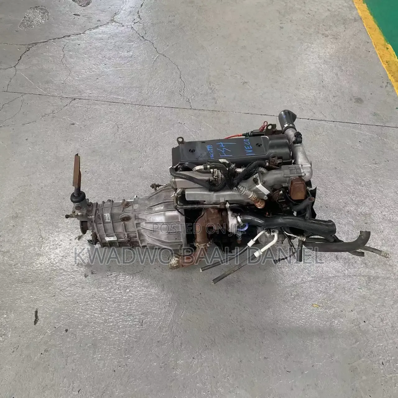 Neat Iveco Engine.