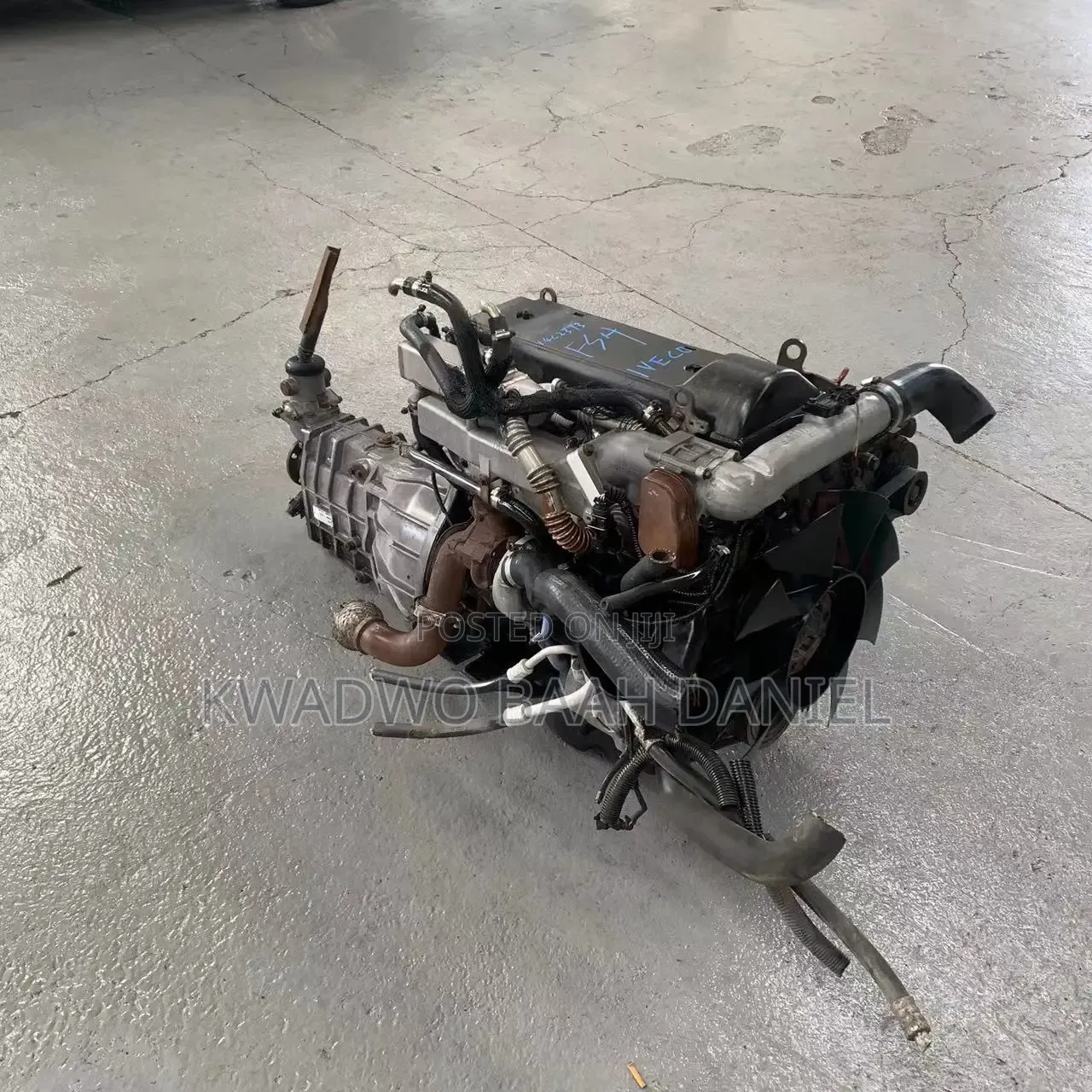 Neat Iveco Engine.