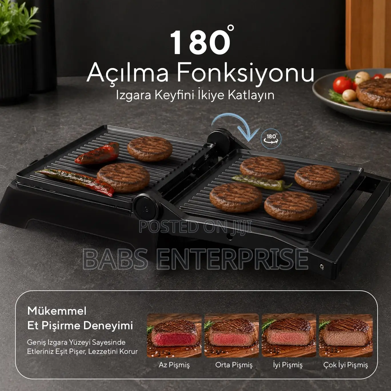 Kumtel Inox Toaster and Contact Grill Machine 2000w TTM-05