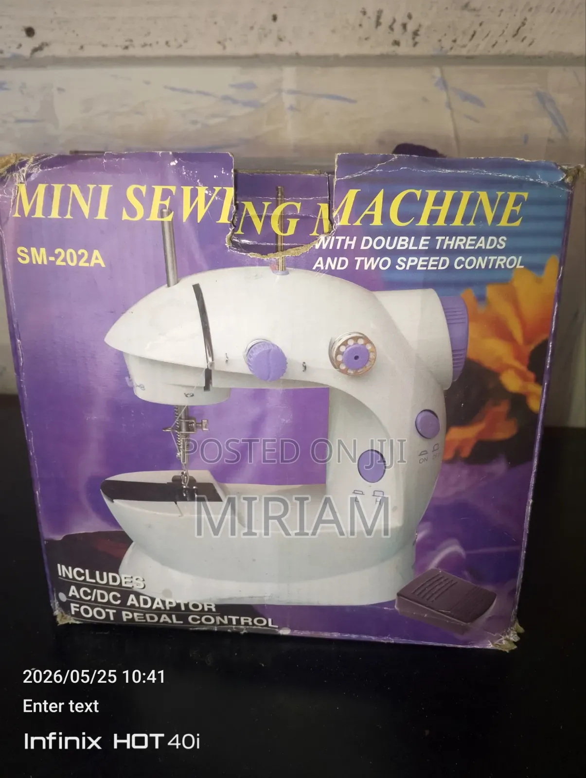 Mini Sewing Machine, for Mending Thorn Clothes at Home
