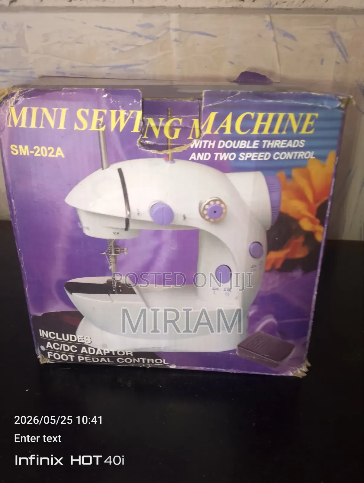 Mini Sewing Machine, for Mending Thorn Clothes at Home