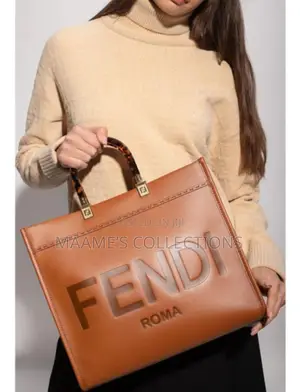 Fendi Logo Patterned Women's Handbag