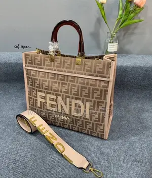 Fendi Logo Patterned Women's Handbag