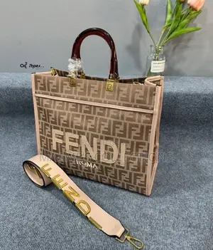 Fendi Logo Patterned Women's Handbag