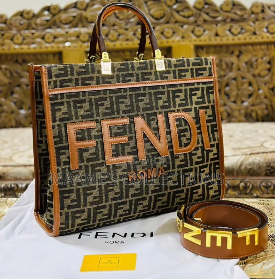 Fendi Logo Patterned Women's Handbag